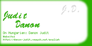 judit danon business card